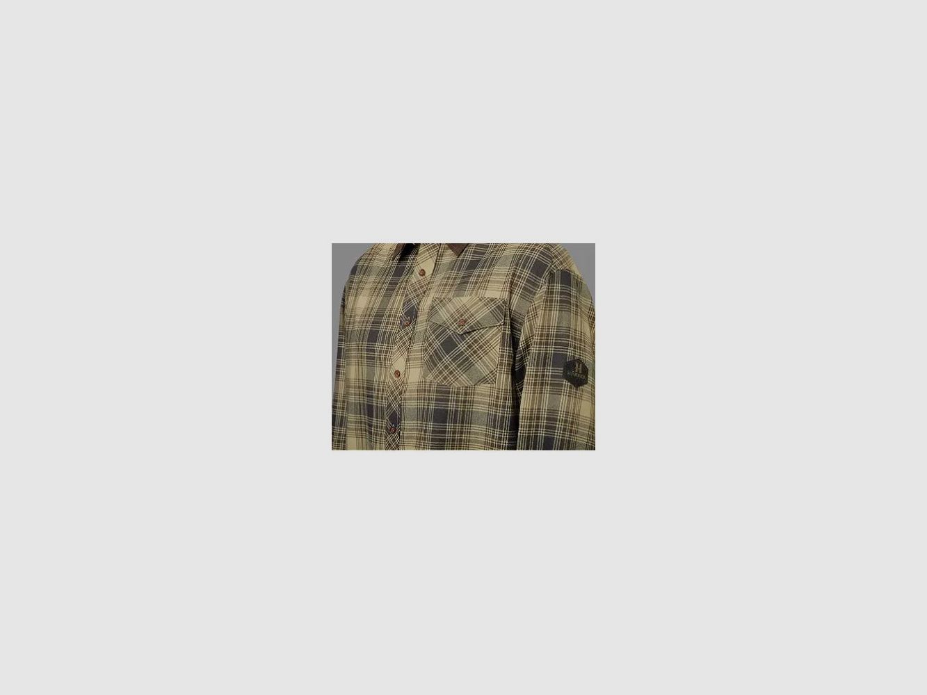 HARKILA DRIVEN HUNT FLANEL LIGHT TEAK CHECK (1401119), imagen 3 de 4