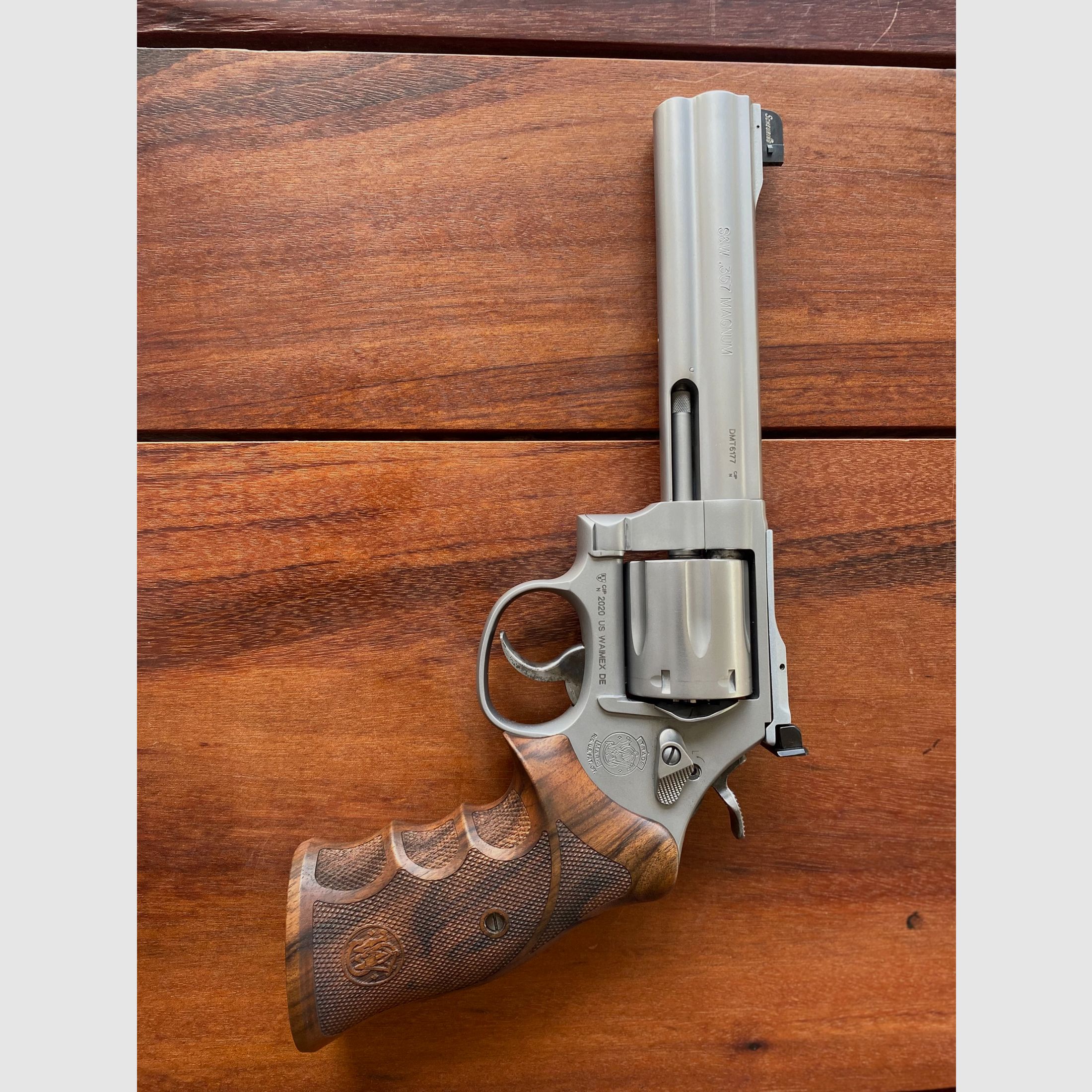 Smith & Wesson Revolver Modell 686 Target Champion Match Master .357 Magnum, immagine 1 di 8