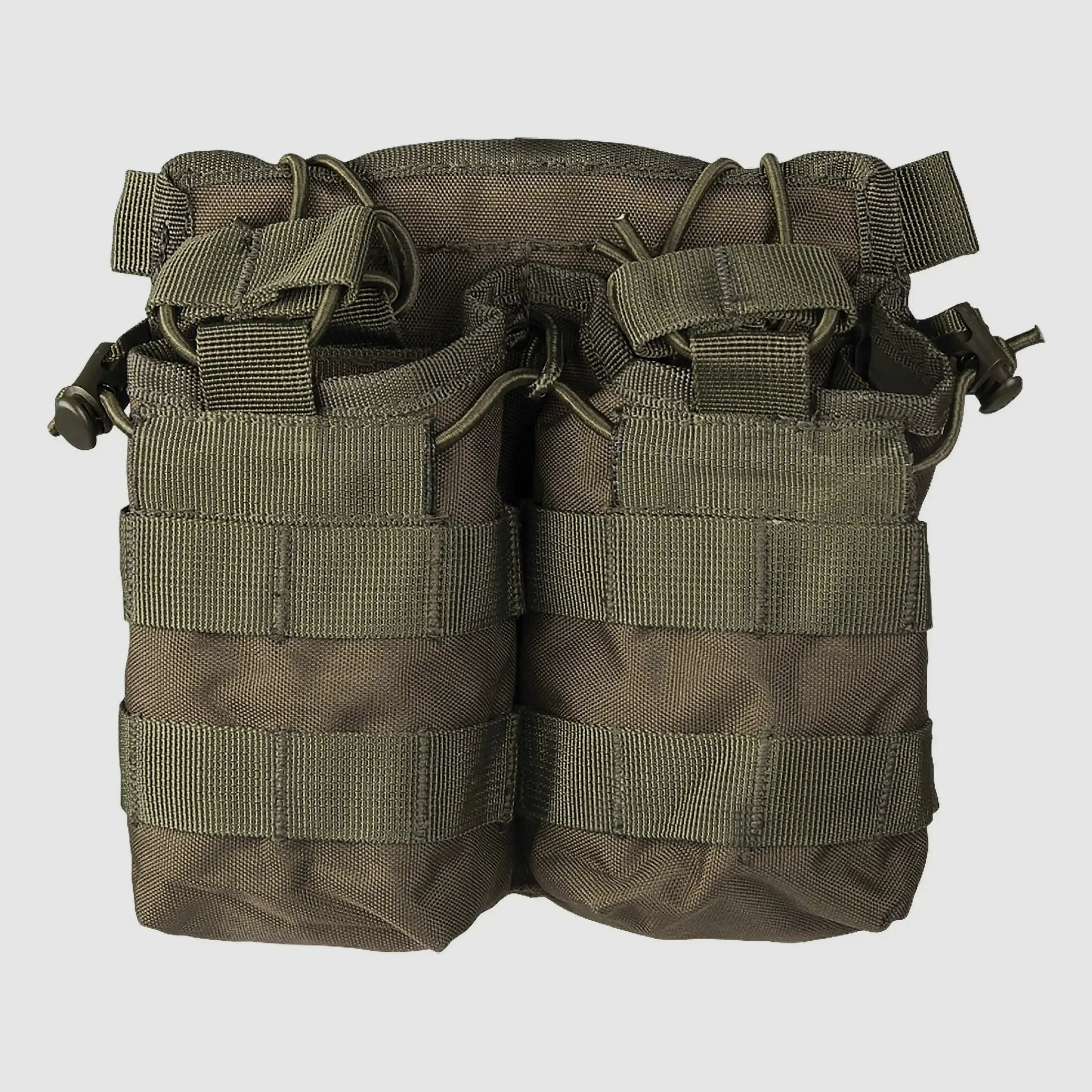 Mil-Tec Mil-Tec Magazintasche Open Top Double - Oliv