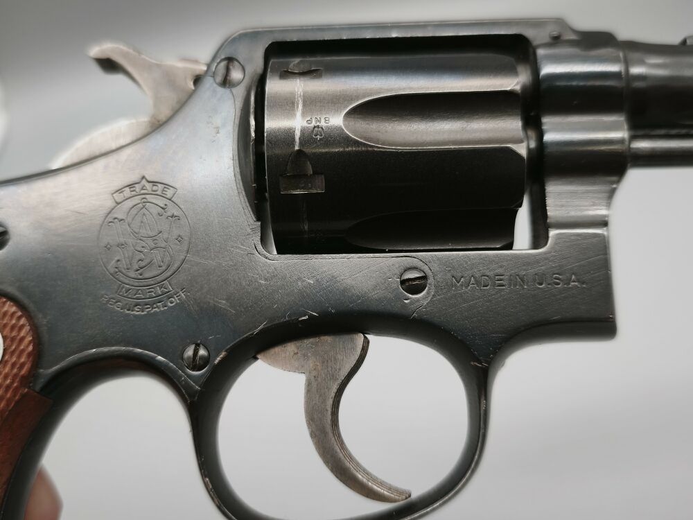 Smith & Wesson S&W Victory Revolver .38Special umgebaut bei Parker Hale .38Special