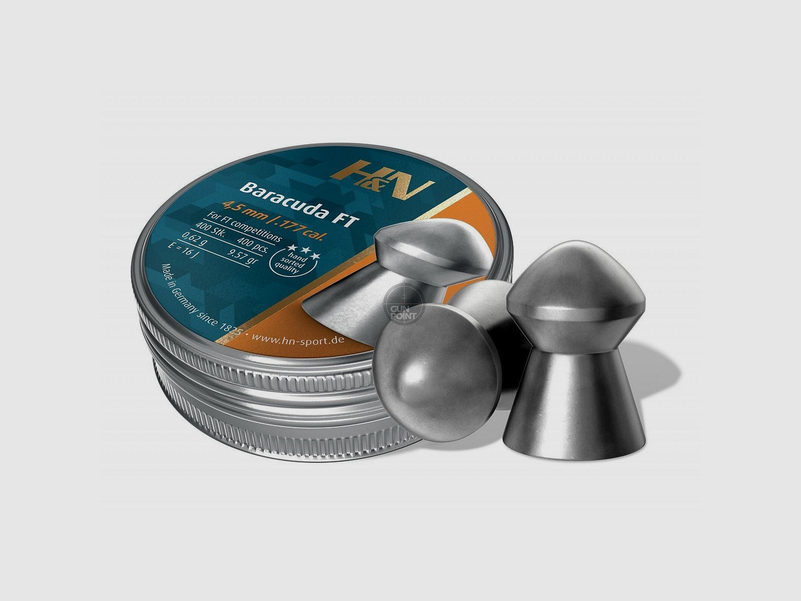 H&N Baracuda FT - 4,50 mm / .177 cal. - 400 Stck