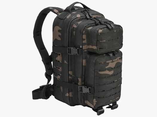Brandit US Backpack Cooper LASERCUT - Medium - 25 Liters - Dark Camouflage