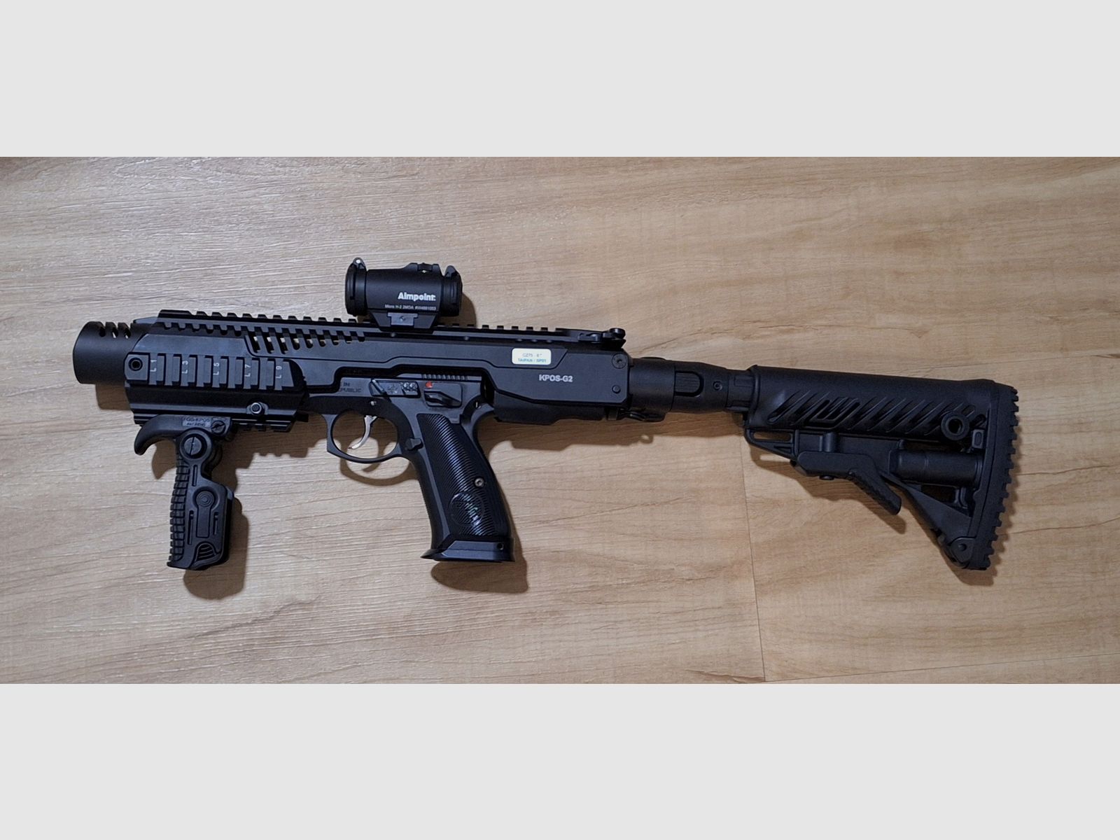 CZ75 Viper 6" und Anschlagschaft KPOS G2