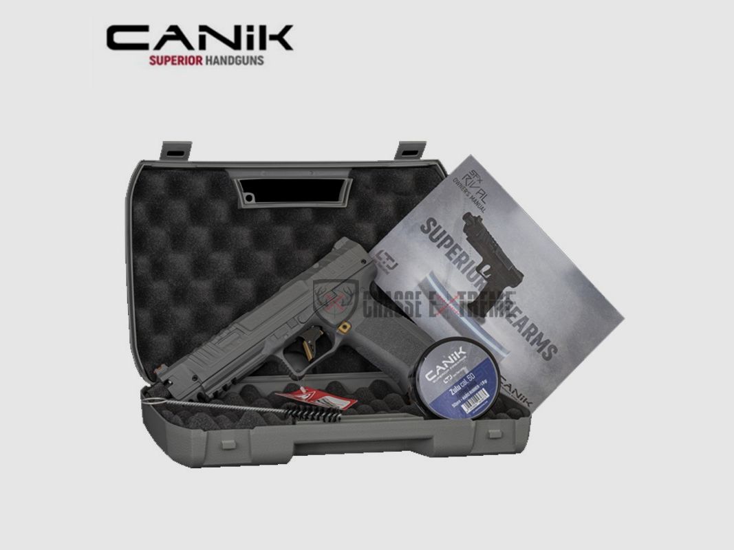 Pistool CANIK Rival Competition 18J Co2 Kal 50 Zilver/Goud, afbeelding 3 van 4