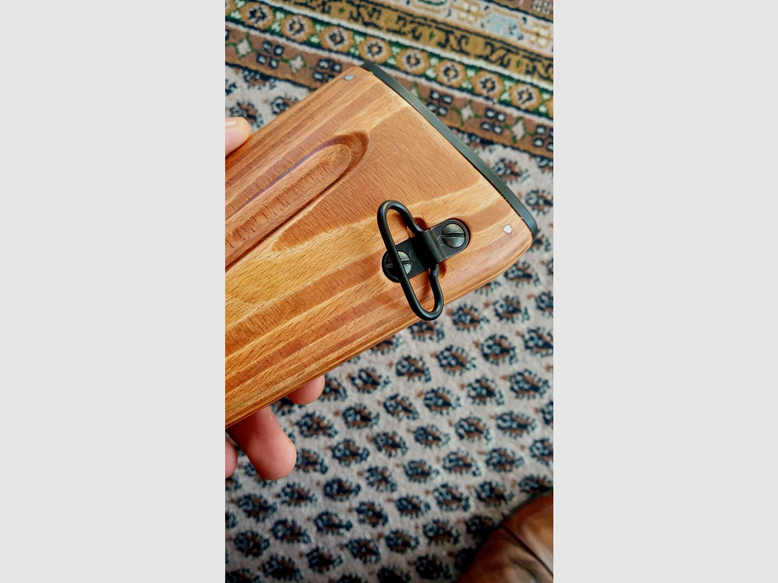 Unmontierter AK74 Festschaft von WBP Holz-Laminat inkl. Schrauben  // AK Schaft Holz