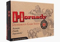 Hornady Dangerous Game Series .470 NE 500GR DGX Bonded FN 20 Rounds