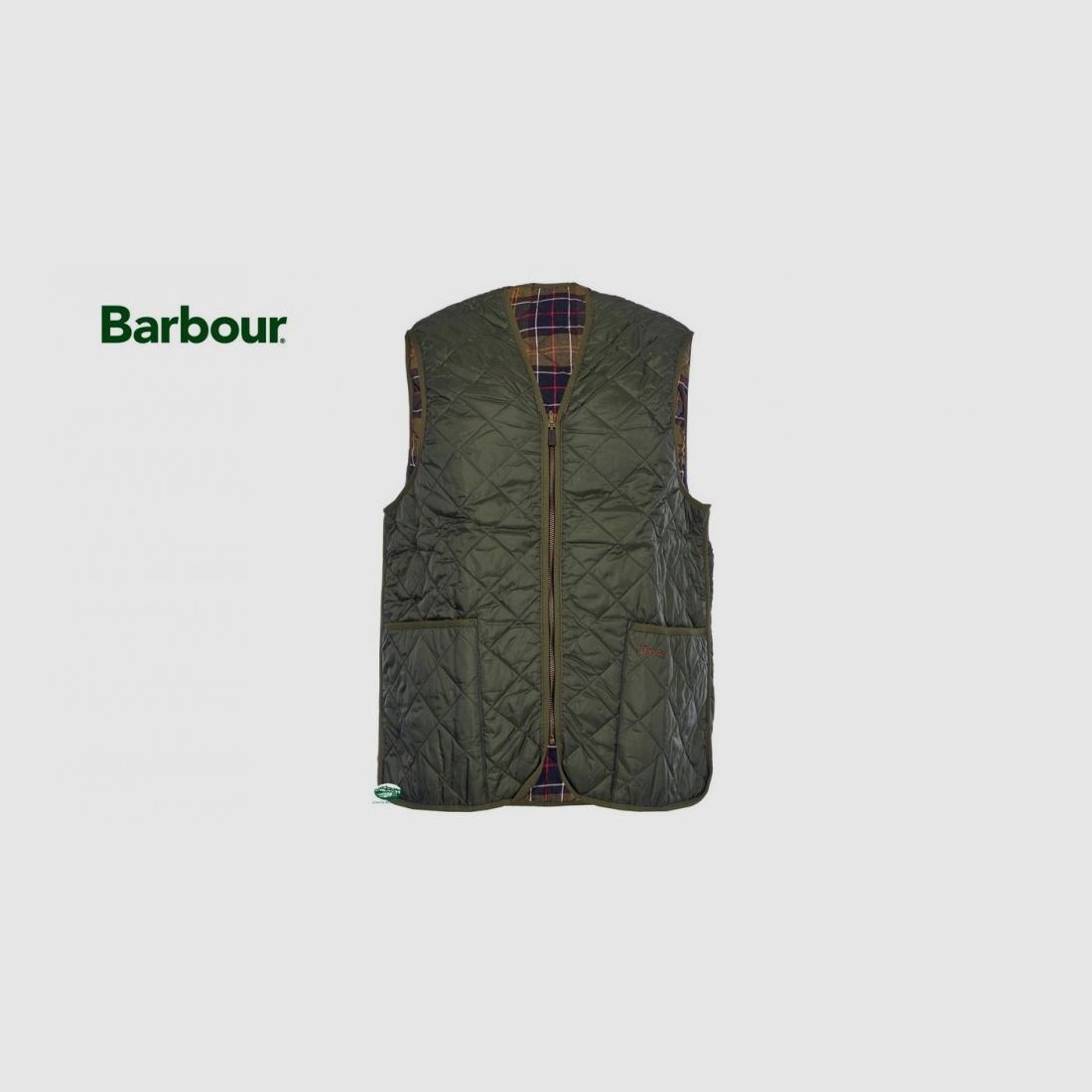 BARBOUR Steppweste grün