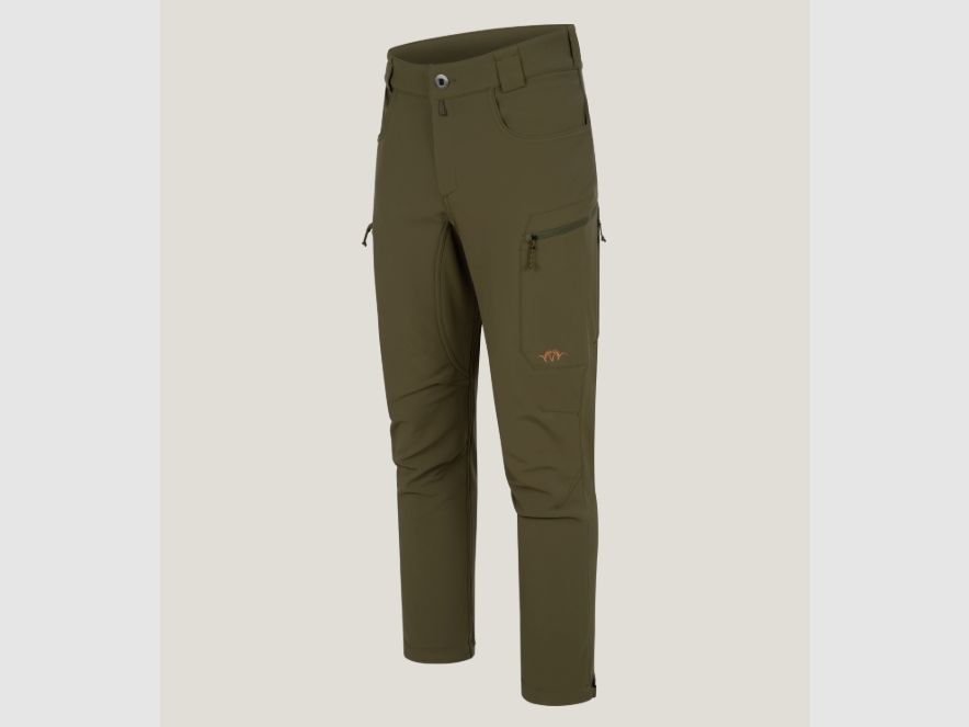 Blaser Chase pantaloni softshell da uomo - Dark olive, immagine 2 di 4