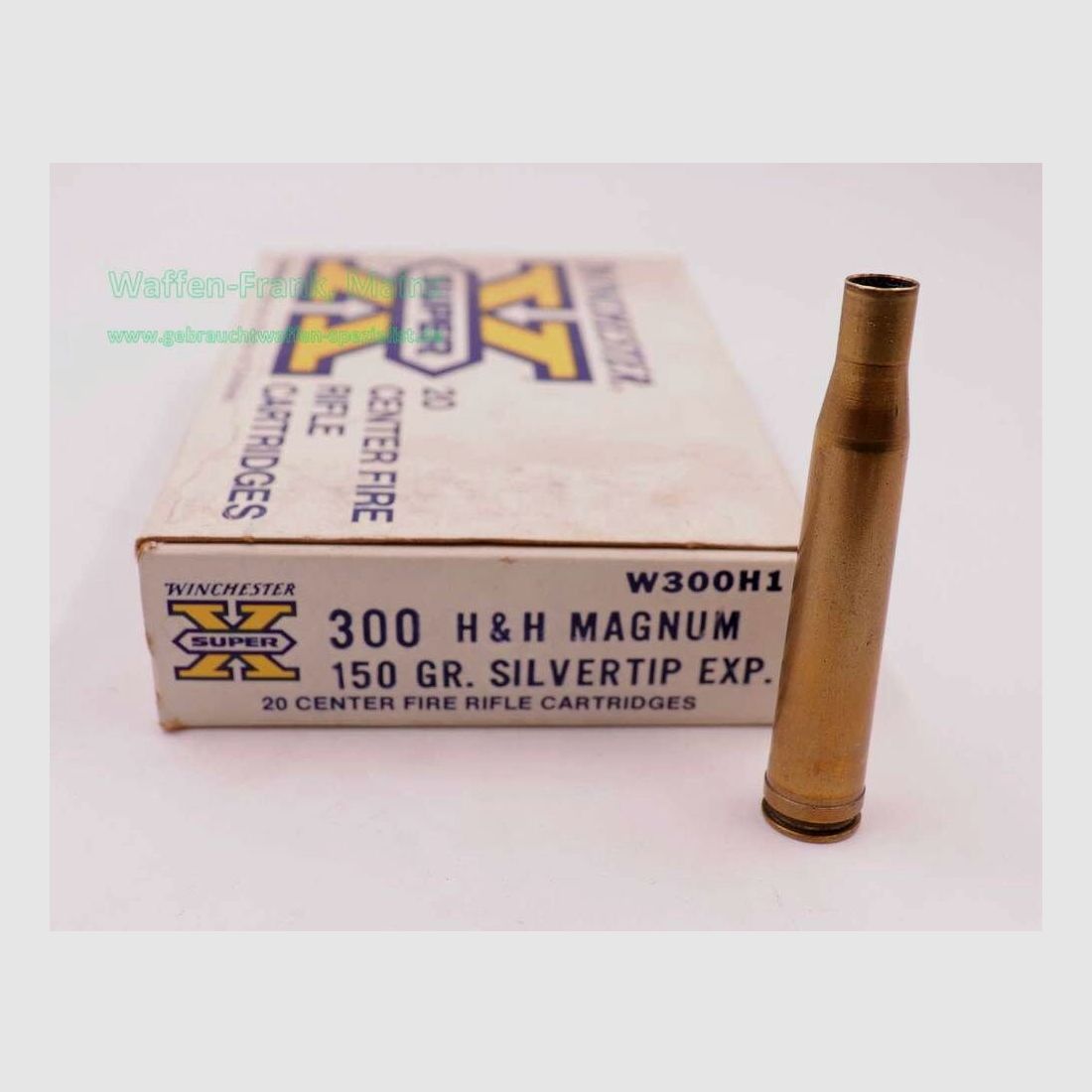 Winchester - USA 140 Stück Hülsen, 1xgeschossen .300 H&H Magnum