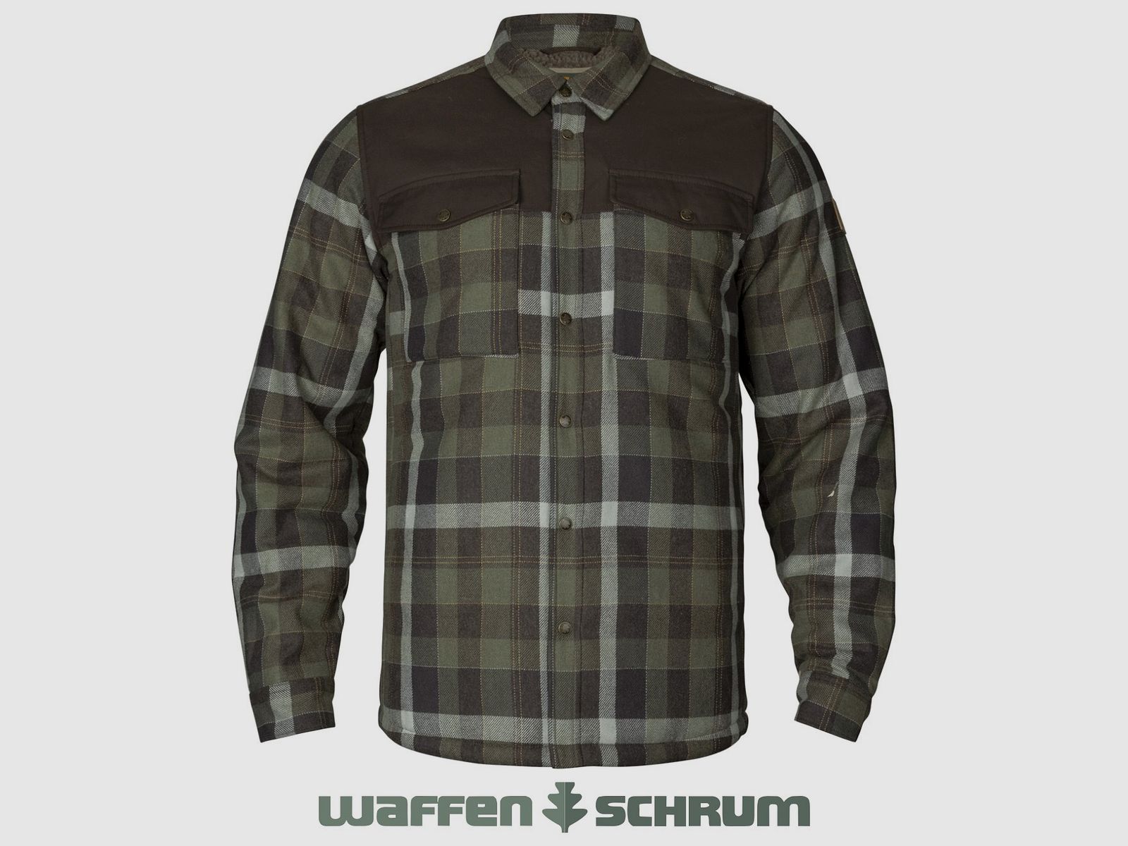 Camisa Härkila Asmund Aislada Verde Sauce/Phantom