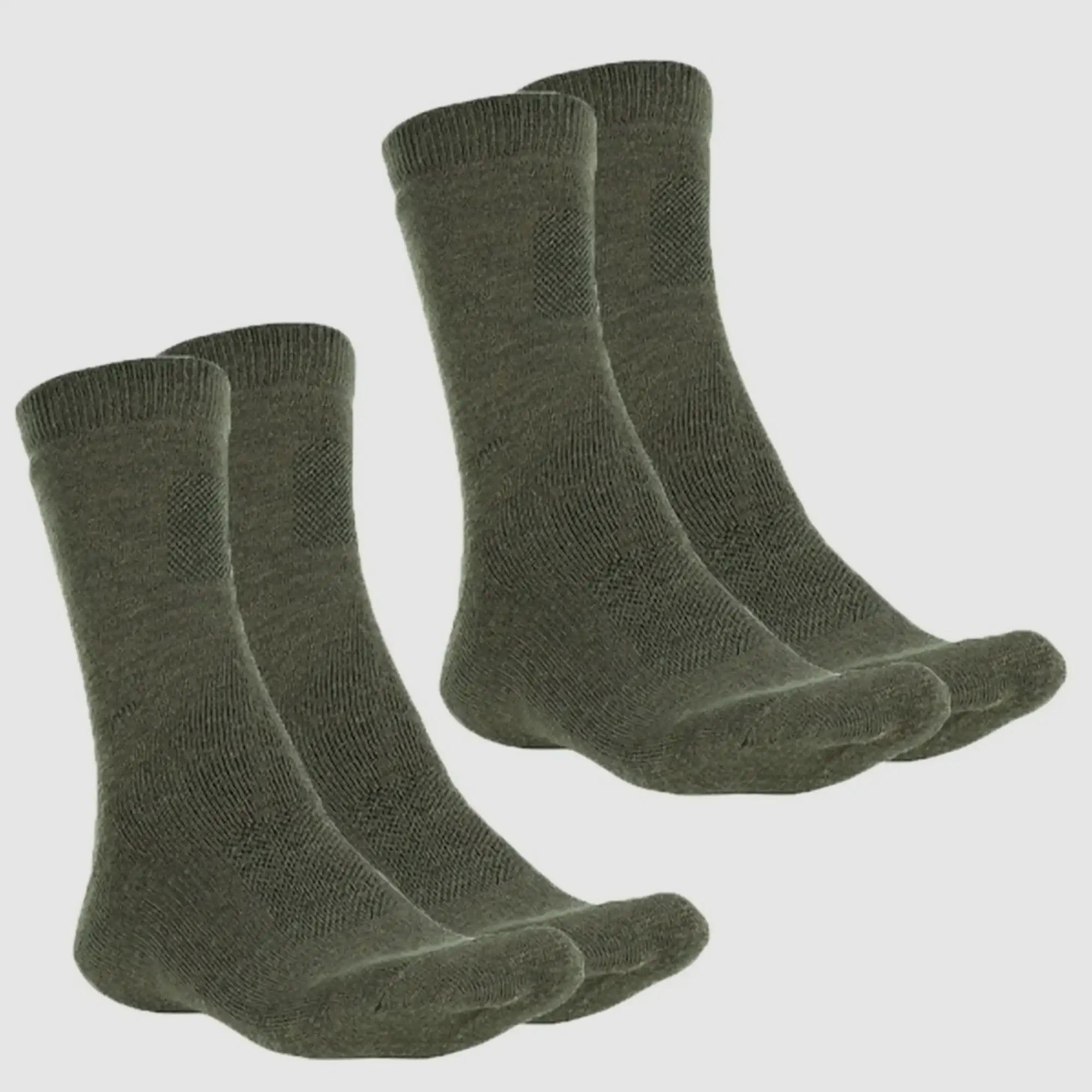 Mil-Tec Chaussettes Merino 2-Pack - Olive / 39-41