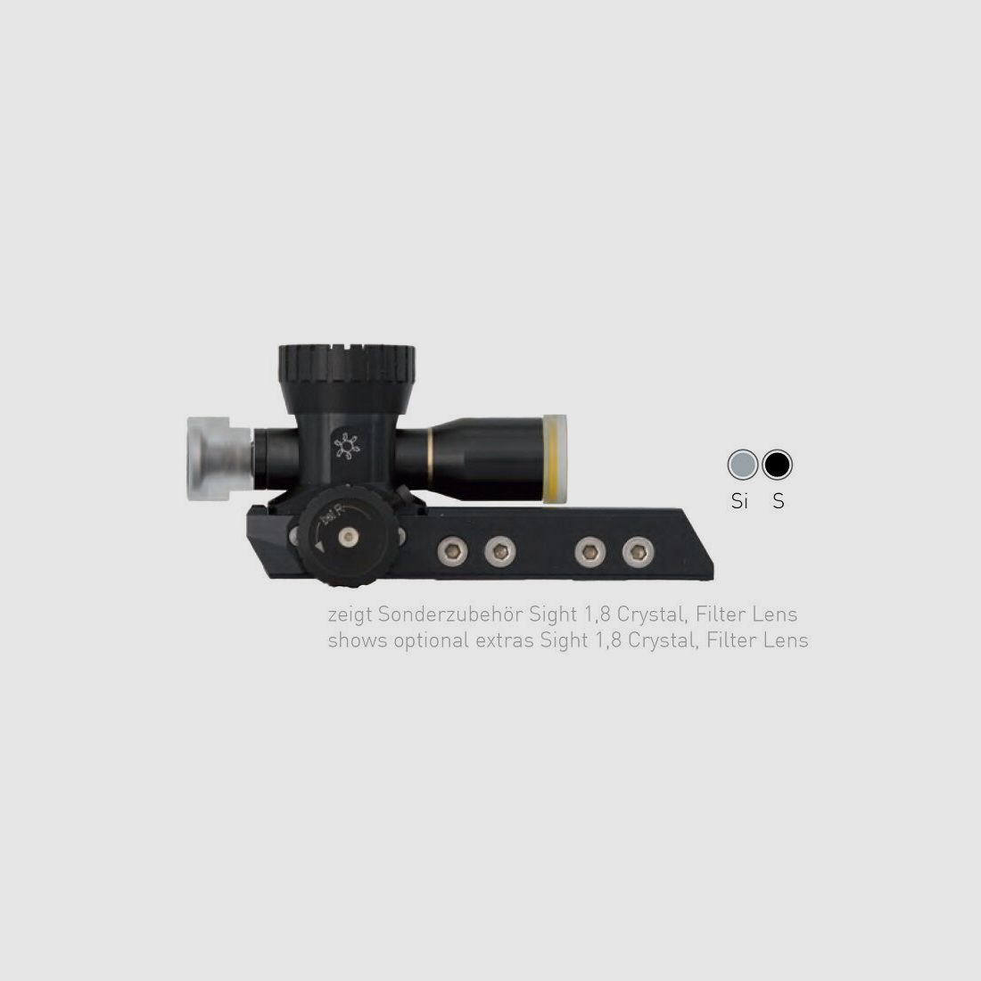 Centra Spy Long schwarz Diopter Feinwerkbau