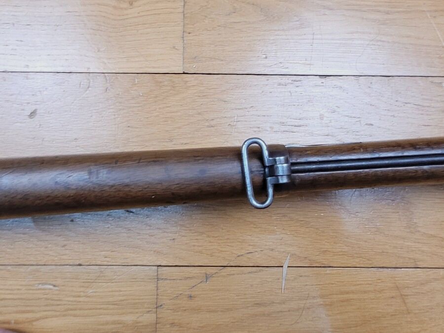Sulfureux und seltenes Gewehr 1888 „Kommission“ – Arsenal Danzig 1891 – nach Türkei exportiert 1915-1918 – Ursprüngliches Kaliber 8×57 I „S“ – Gute Mechanik – Schöner Lauf – TBE, Bild 12 von 29