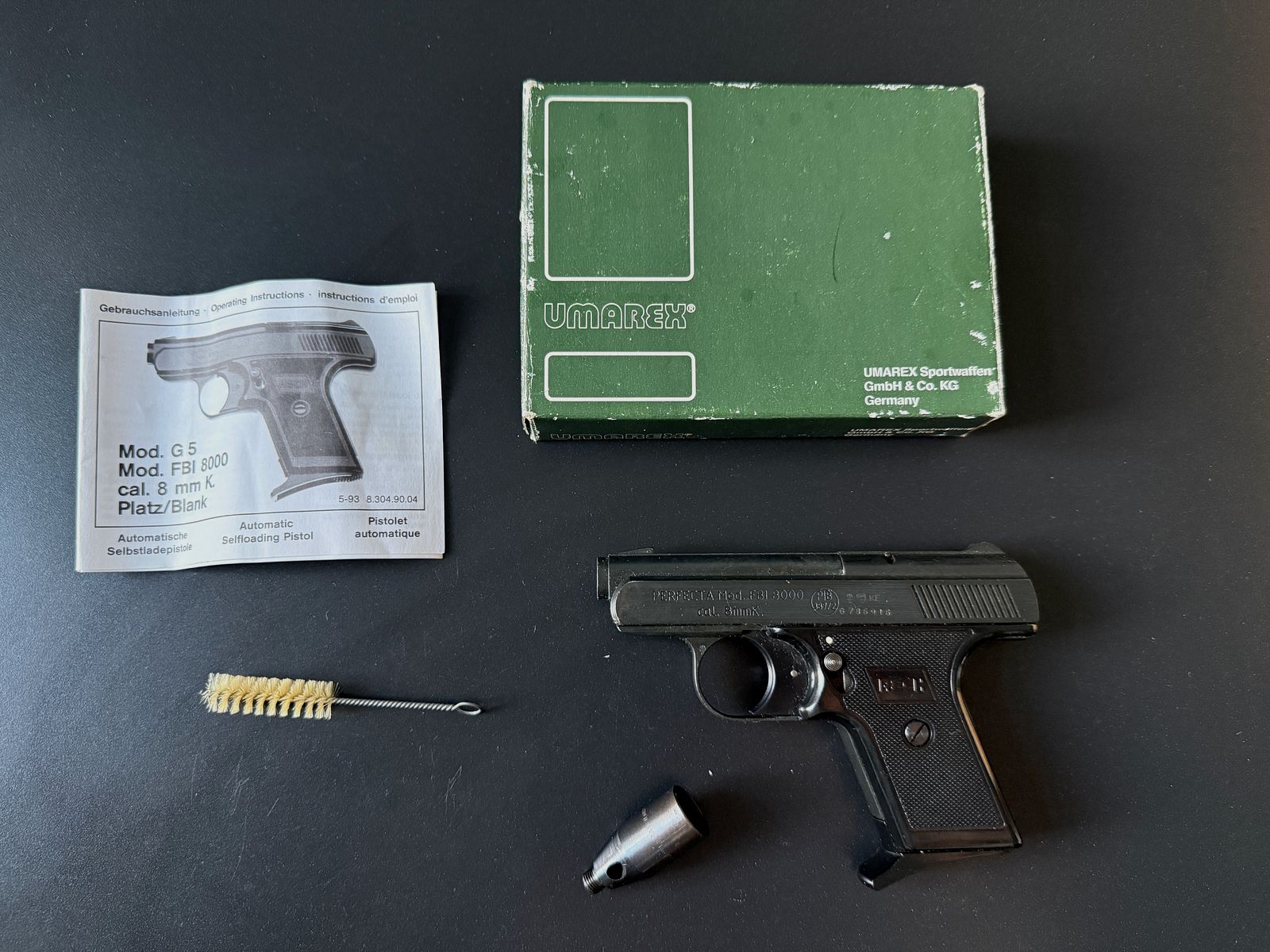 UMAREX Perfecta Mod. FBI 8000 Cal. 8mmK. Made in Germany