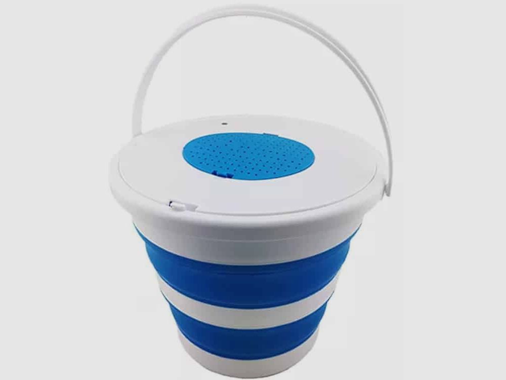 GelBlaster Munitionseimer für Soft-Gel Kugeln (zusammenklappbar) - BLAU