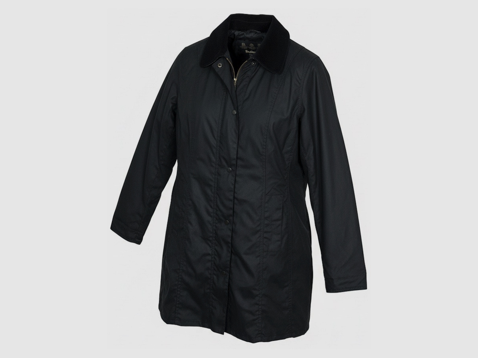 BARBOUR Belsay Chaqueta de Cera para Mujer Negra