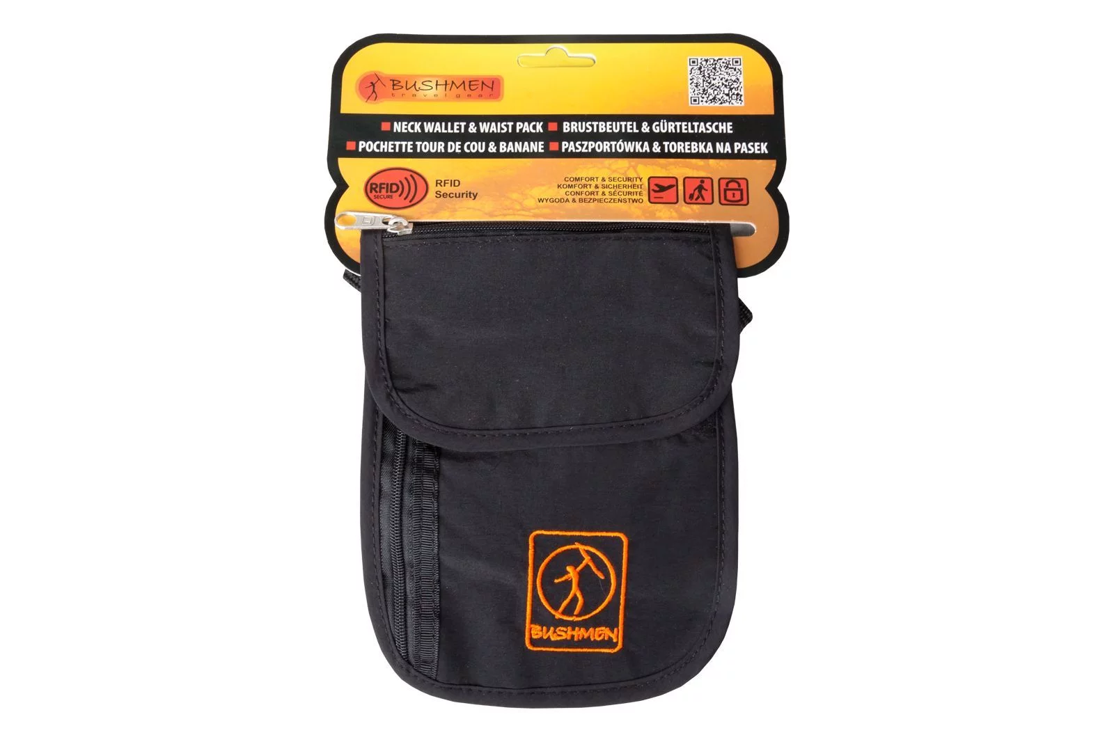 Bushmen RFID passport holder, black, image 6 of 6