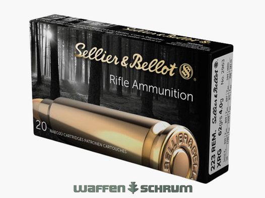 Sellier & Bellot .223Rem eXergy bleifrei 4,0g - 62gr.