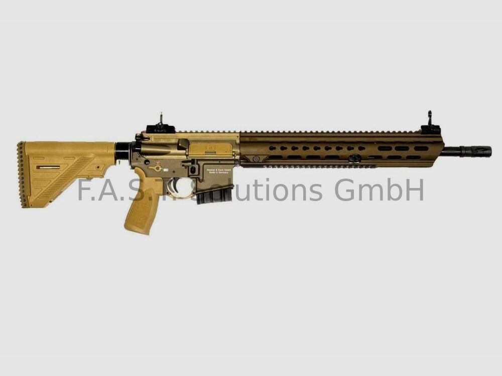 Heckler & Koch HK SLB MR223, A3-versie, 16,5", zandkleurig .223Rem