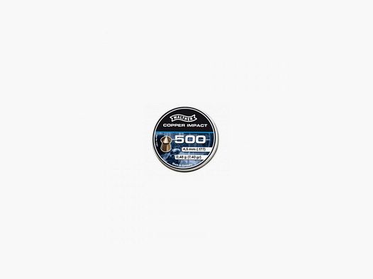 DIABOLO WALTHER COPPER IMPACT POINT CAL 4,5 MM 0,48G 5X500