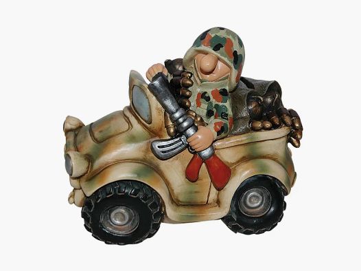 Fun Division Soldier Off-Road Vehicle Piggy Bank Flecktarn FDF4