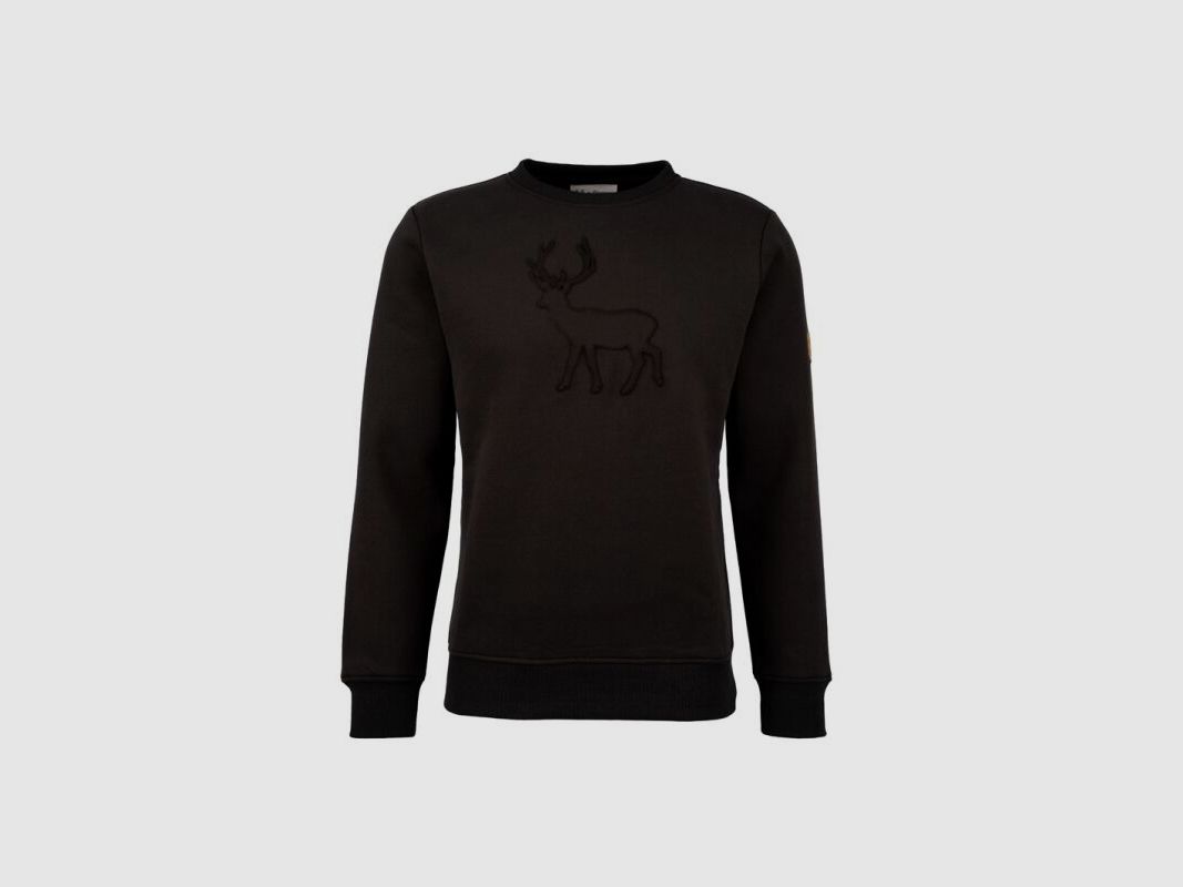 Hubertus Herren Funktions-Sweatshirt mit Hirschprägung "Jack"