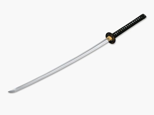 Akito scharfes Samuraischwert mit Hamon für Schnittest geeignet