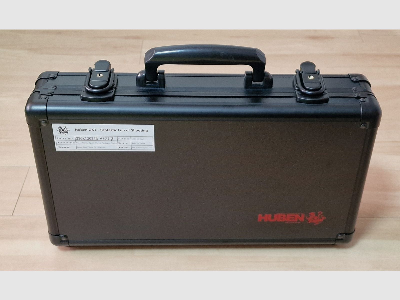 NEU & unbenutzt: Huben GK1 + Koffer + Schalldämpfer + Abzugsbügel mit Picatinny Schiene + Munition