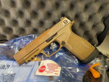 SIG P365 9mm DH3 COYOTE OPTIC READY POLY GRIP 17RD