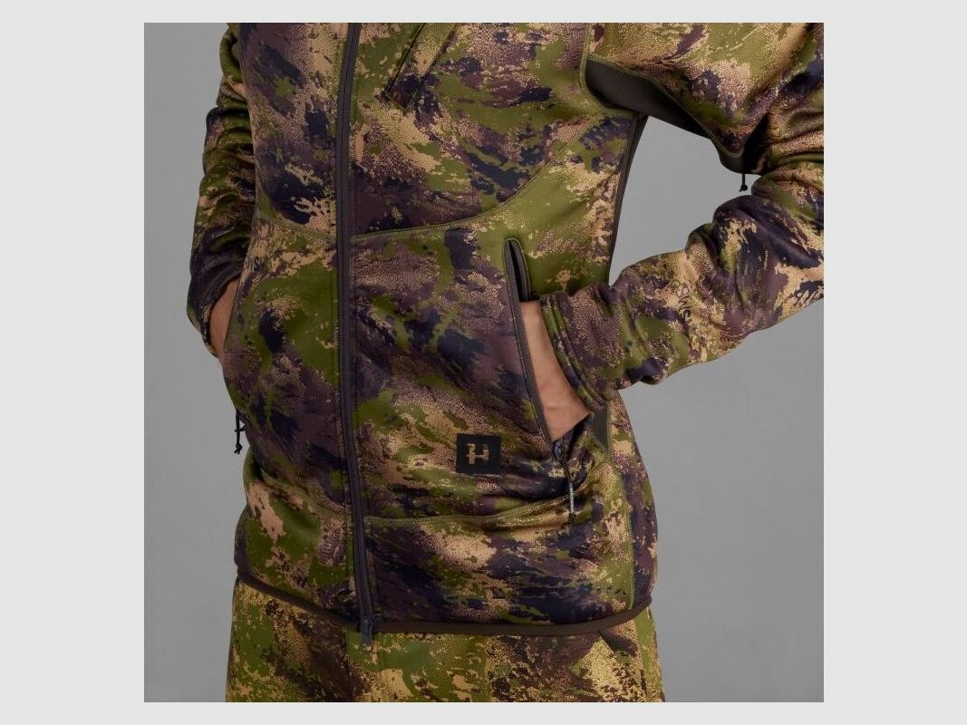Härkila Herren Fleecehoodie Deer Stalker Camo