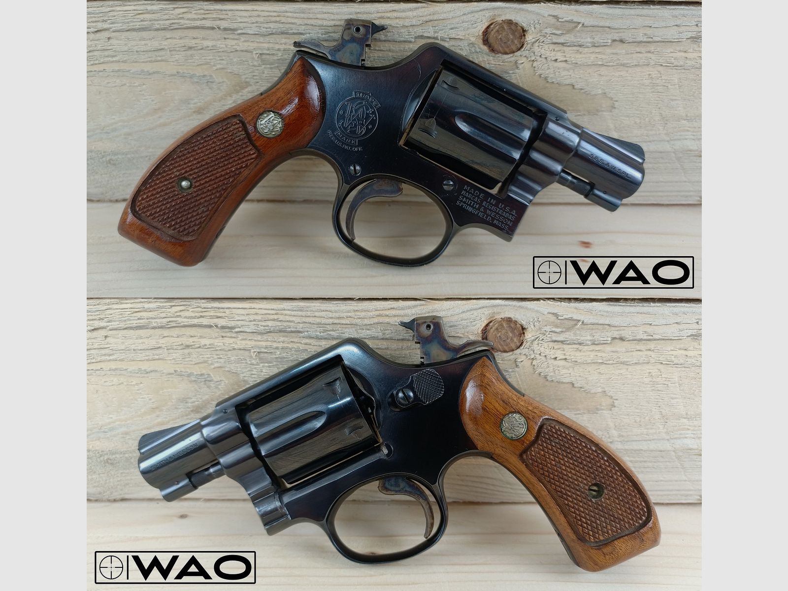 Smith & Wesson Mod. 10-5, Kal. .38Spec. / .38 Special *Black 2" shorty*