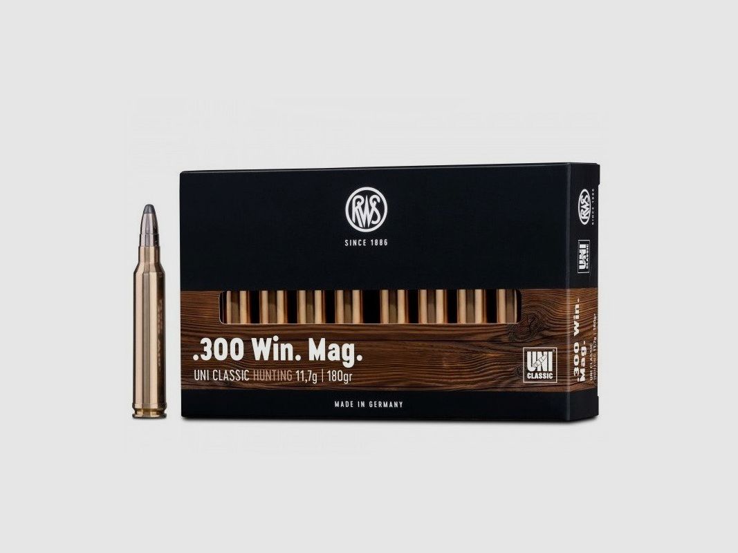 RWS 300 Win. Mag. UNI Classic 180grs, Bild 1 von 2
