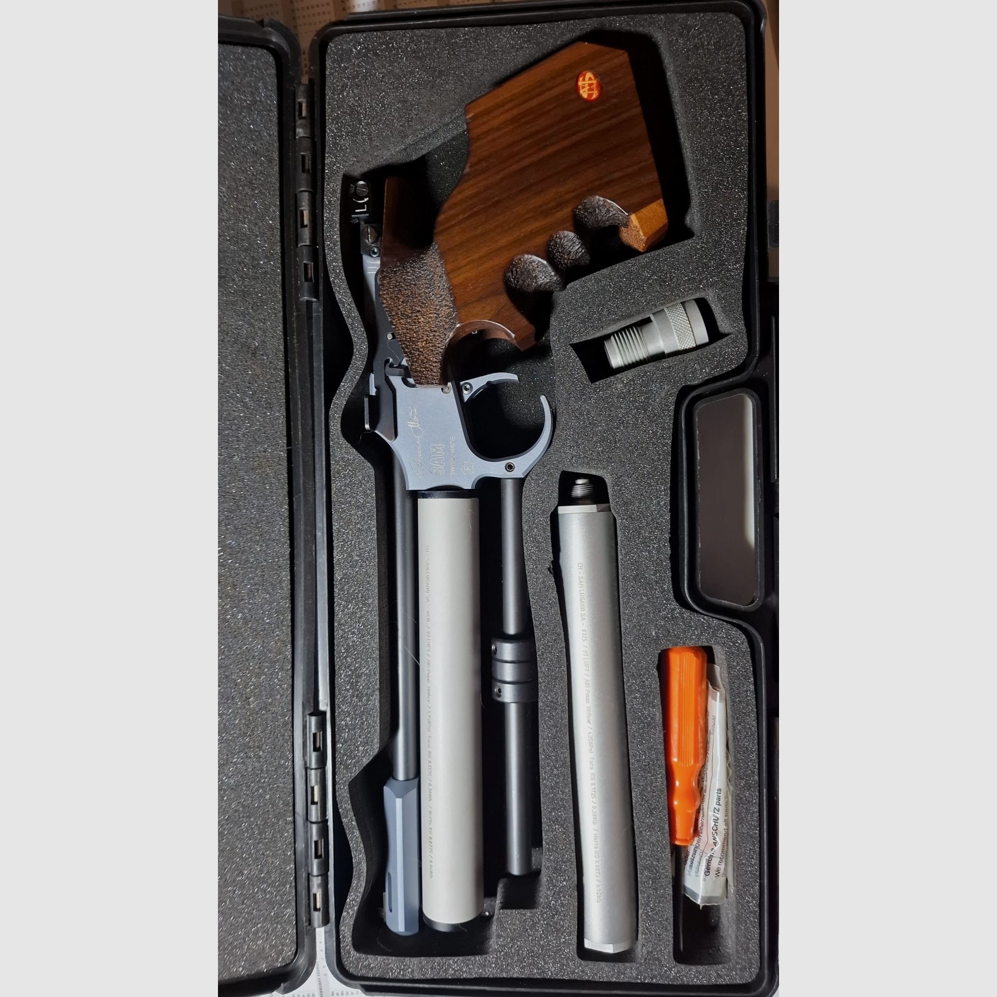 Pistolet à air Anschütz SAM M10 Cal.4,5