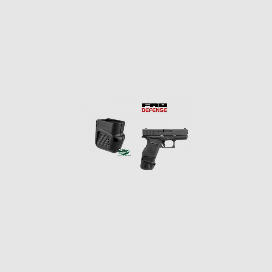 FAB DEFENSE Pad 4 coups - extension de poignée pour GLOCK 42