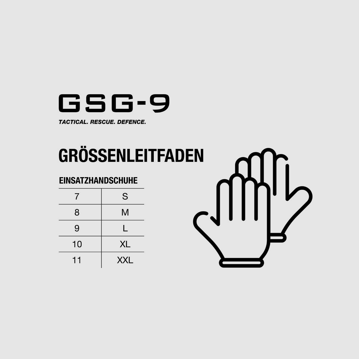 GSG-9 CRTS1 Einsatzhandschuh - Schießhandschuh, Bild 3 von 3