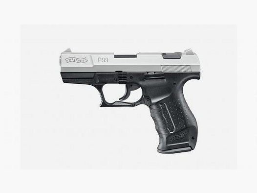 Walther P99 9mm P.A.K. vernickelt bicolor Schreckschuss