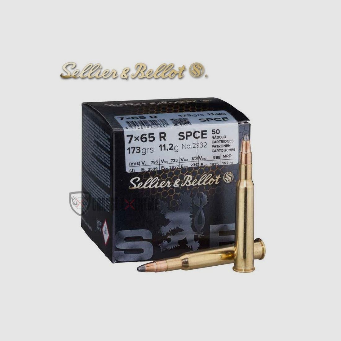 20 cartucce S&B cal 7×65R 173gr SPCE