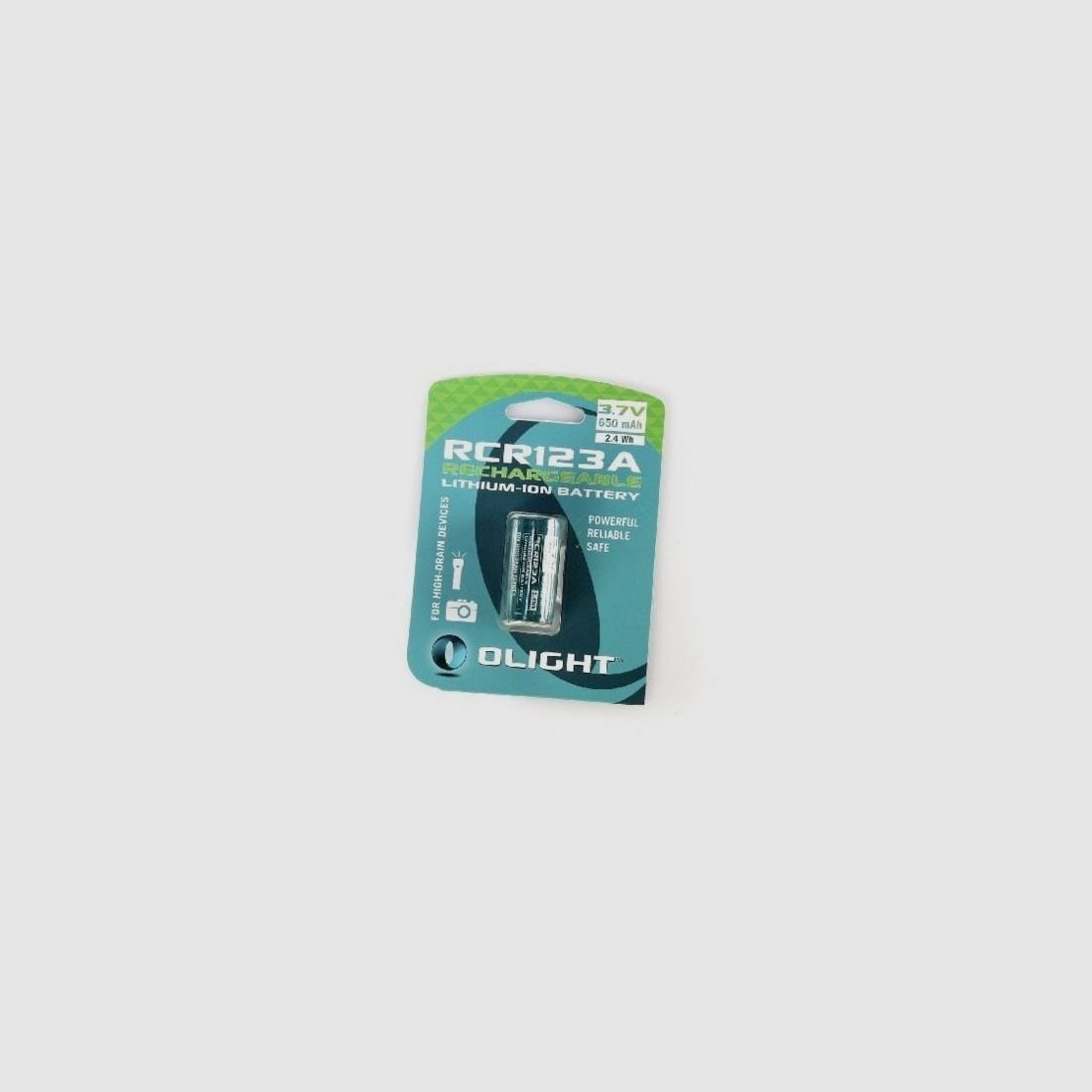 Olight RECHARGEABLE RCR123 3,7 V 650 mAh AVEC PCB