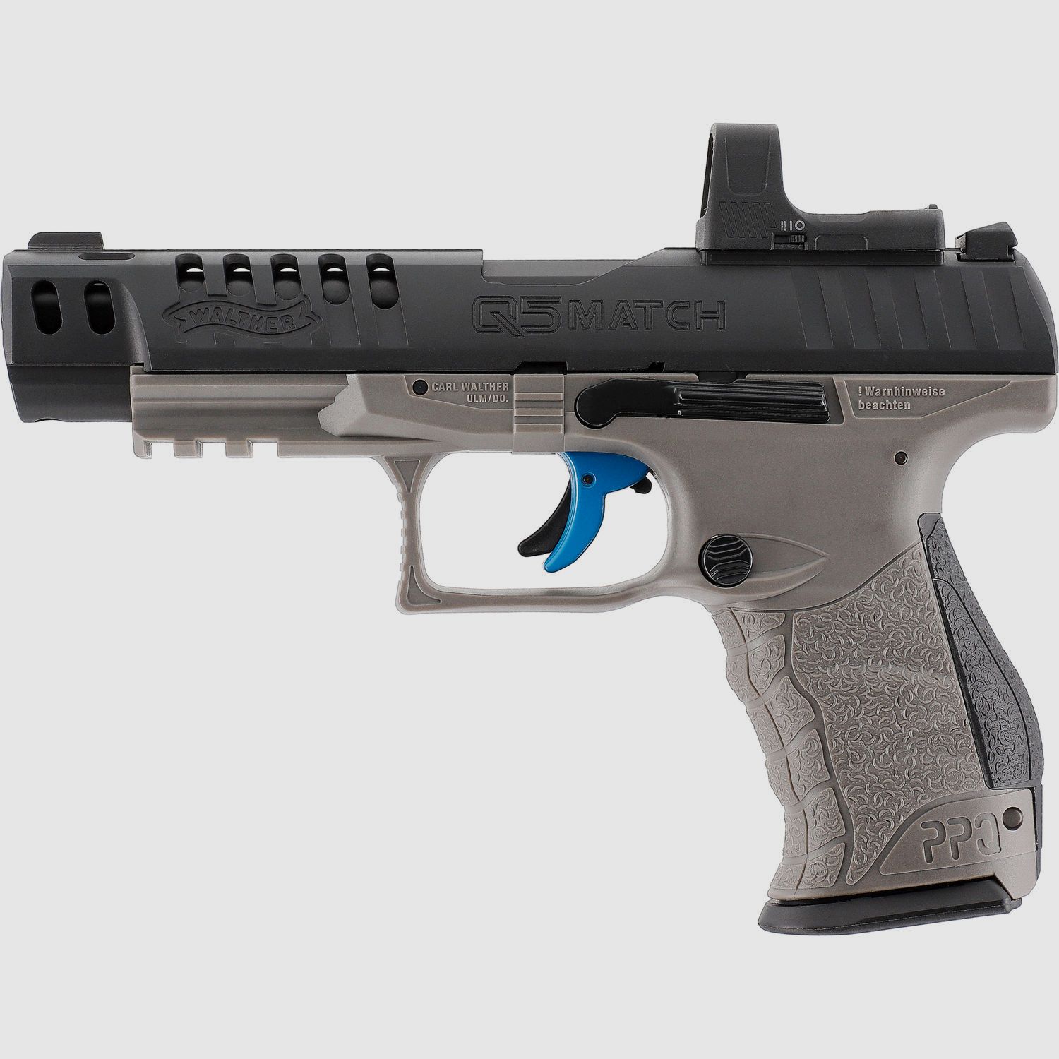 Walther Q5 Match Combo 5" Set, < 3,0 J, CO₂