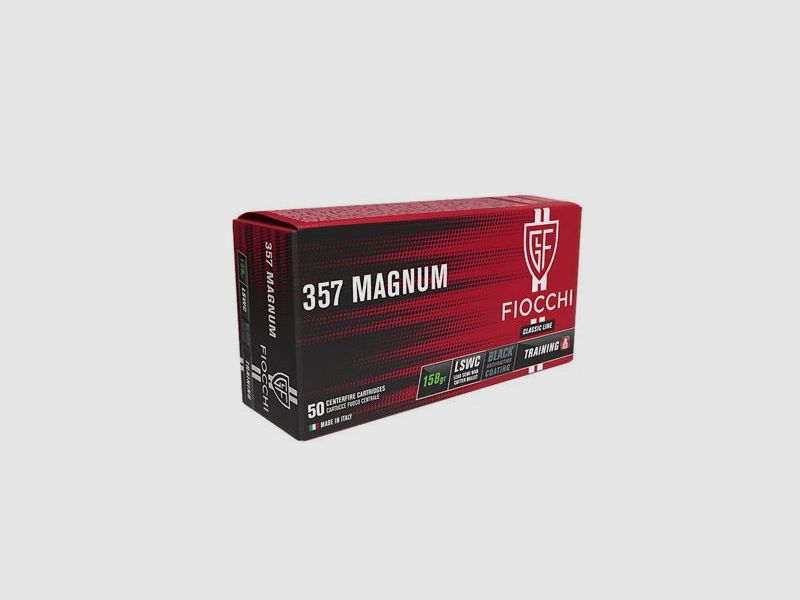 Fiocchi Munition .357 Magnum SJSP 158GR