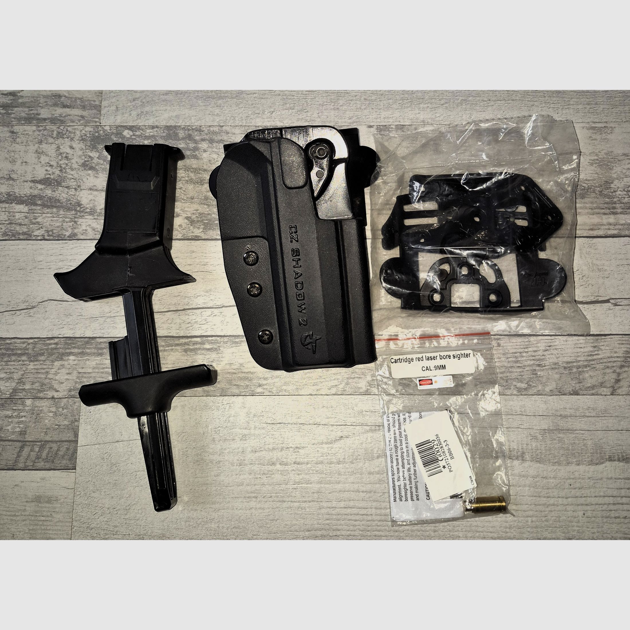 Funda KYDEX COMP-TAC International CZ Shadow II derecha negra aprobada por IPSC