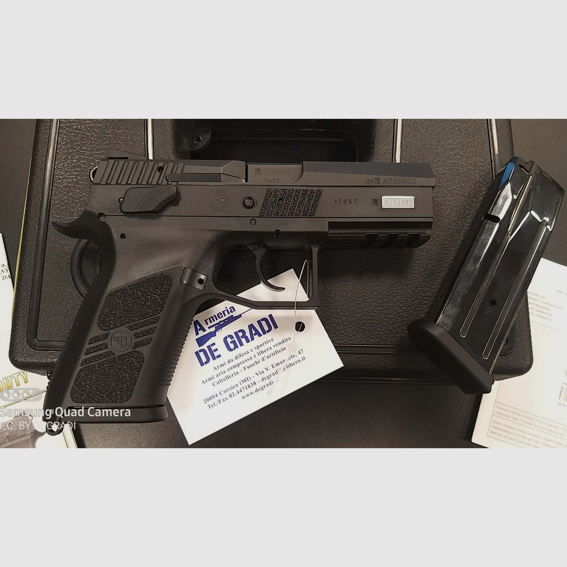 CZ MODEL 75 P-07 DUTY CALIBRE 9X21, imagen 4 de 4