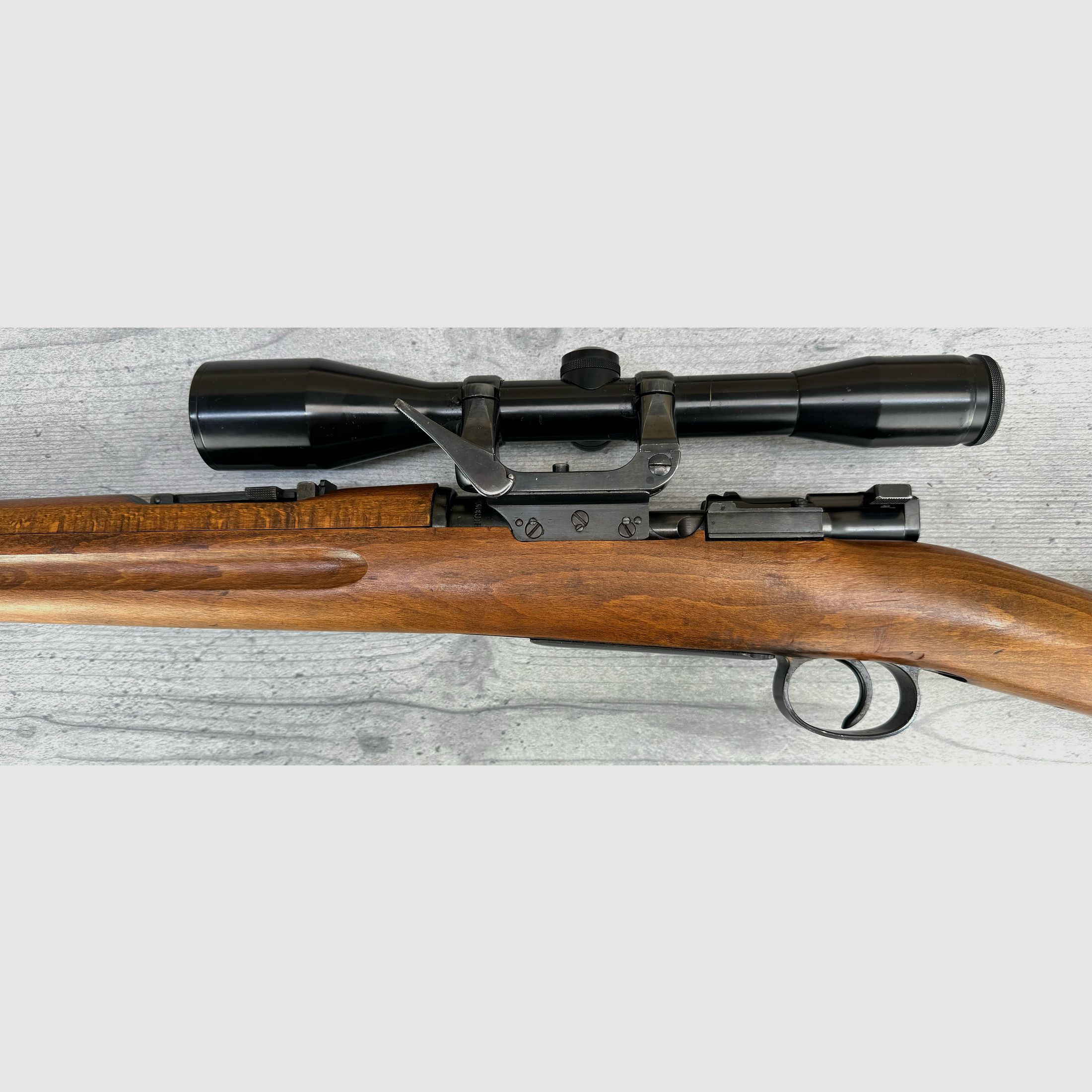 Carl Gustaf/ Husqvarna M/38 6,5x55mm z montażem bocznym + S&B 12x42 ZF