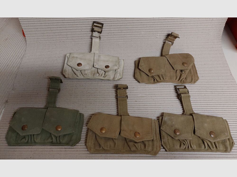 Enfield British Smle Lee Enfield No1 MKIII cartridge bag, magazine pouch
