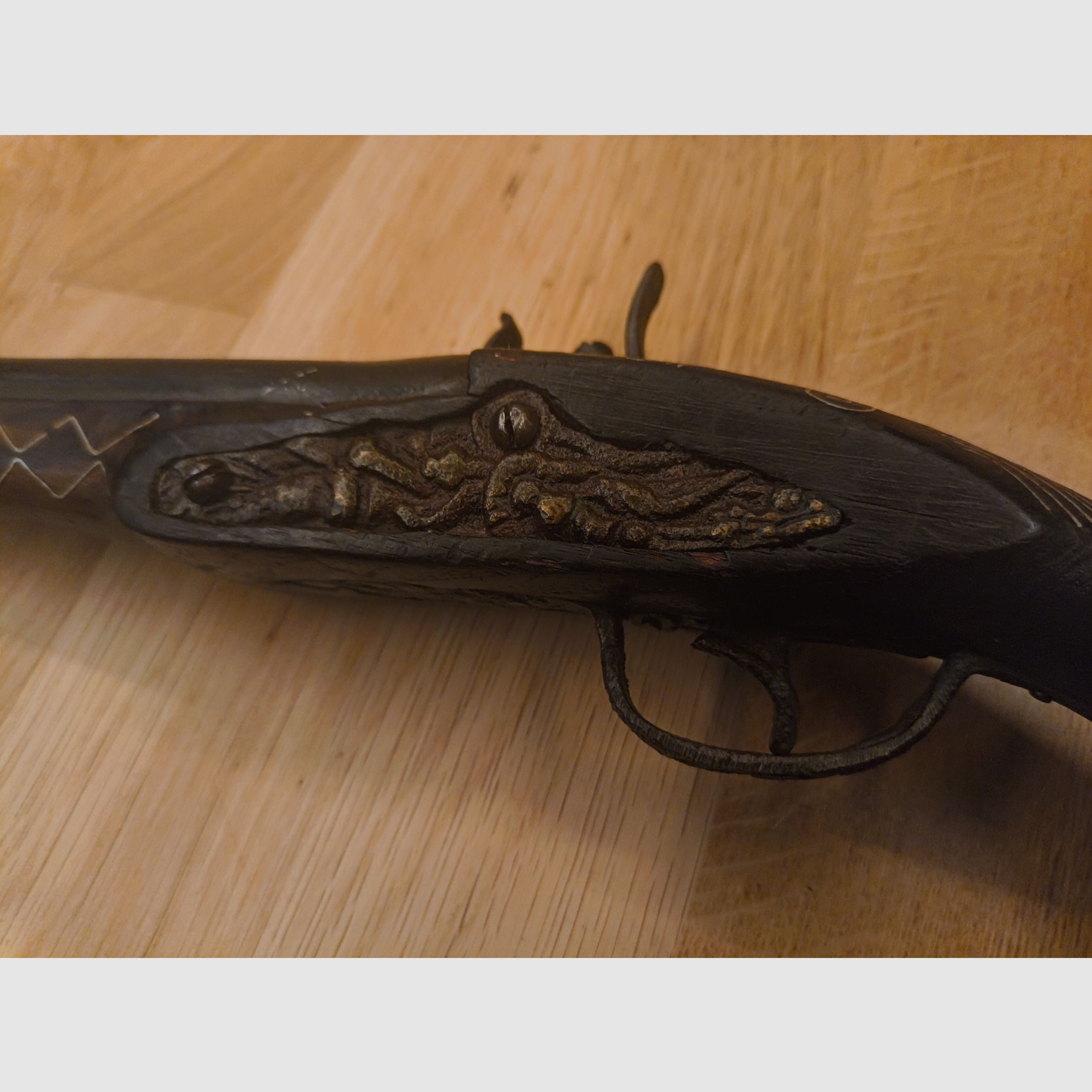 Steinschloss-Vorderlader-Pistole (Flintlock Pistol)