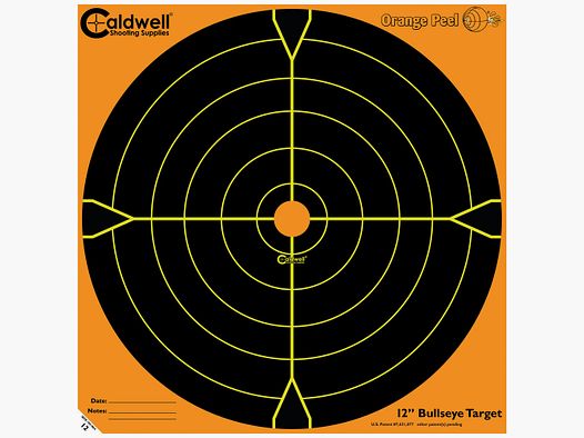 Orange Peel 12″ Bullseye: 10 sheets