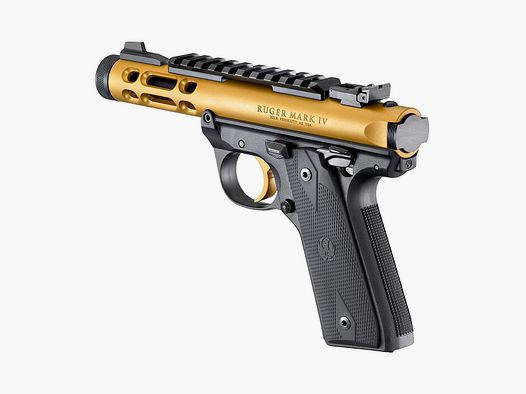 Ruger Mark IV 22/45 Lite Gold BLK 4.4" caliber .22lr