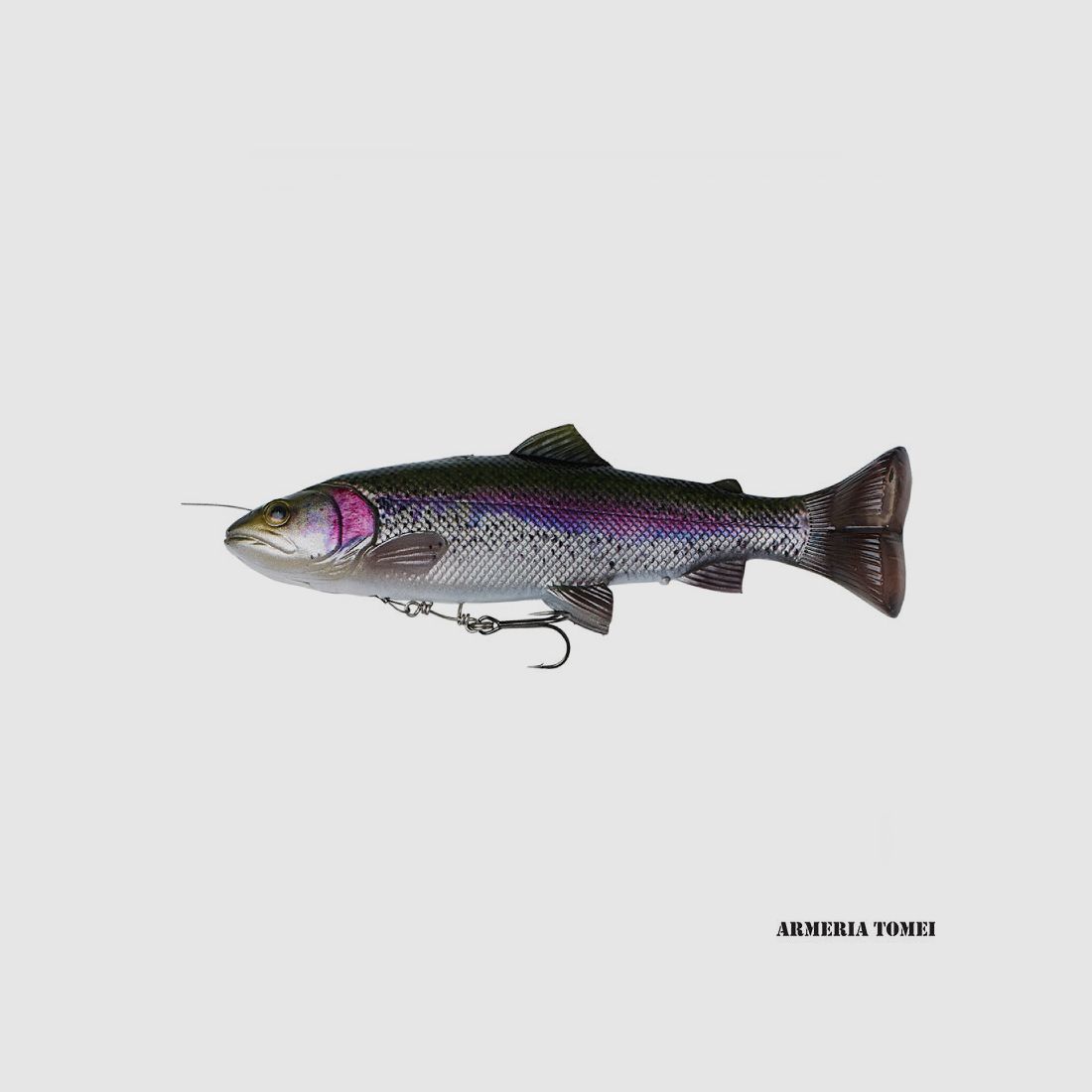 SAVAGE GEAR – 4D LINE THRU PULSE TAIL TROUT 16cm – 6 1/3″ 51g-1 4/5 oz SLOW SINK Rainbow Trout