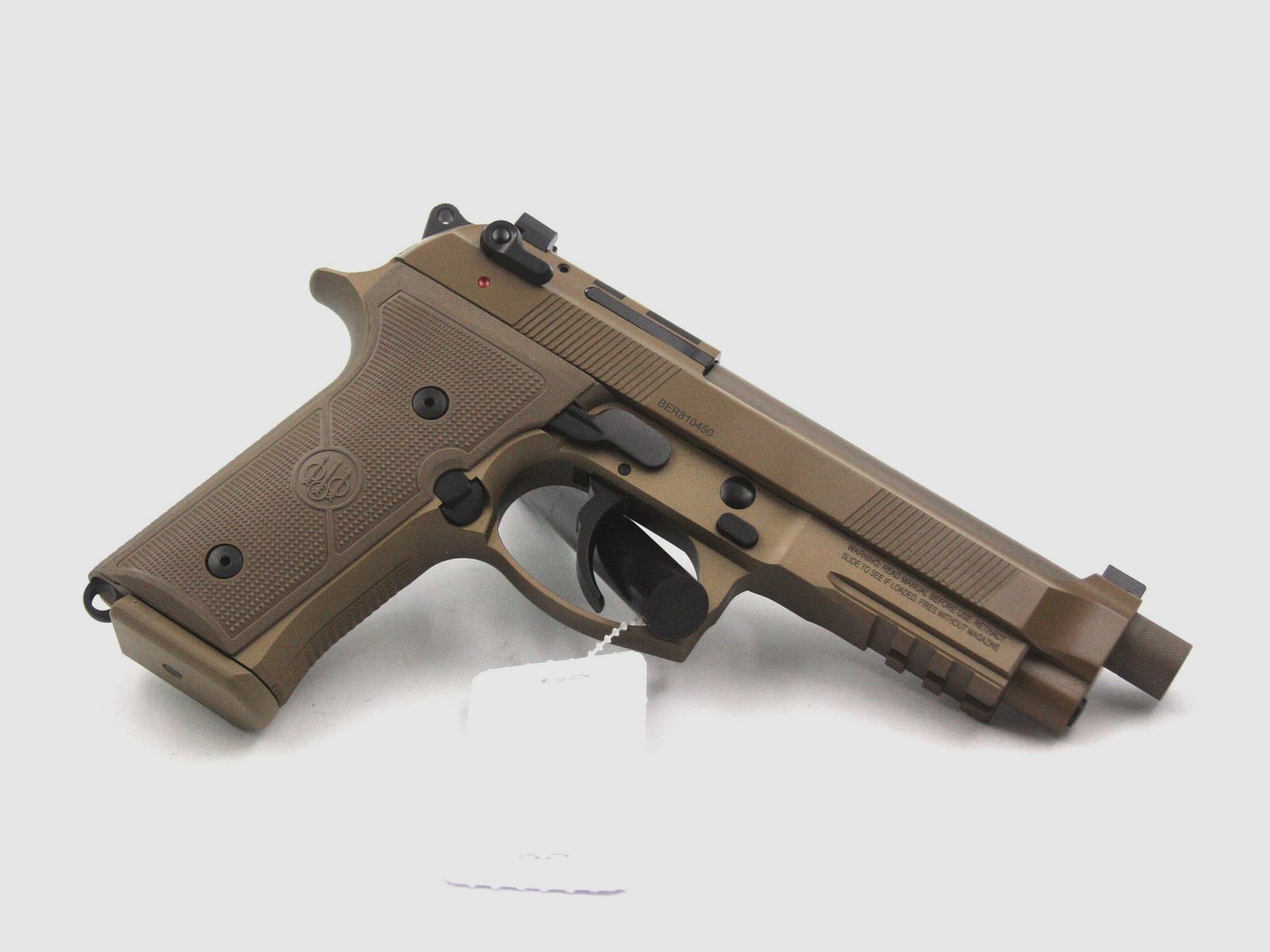 Pistole Beretta M9A4, FDE, 9×19, 18 Schuss, Optic Ready, Bild 2 von 2