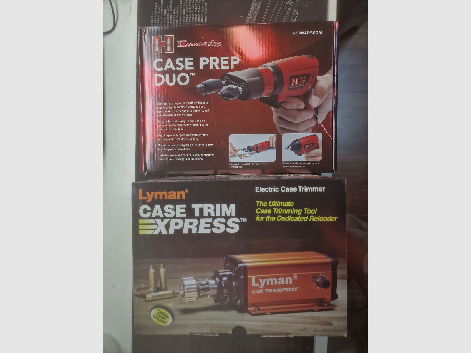 Lyman Case Trim Express & Hornady Case Prep Duo - Strumento multifunzione per la lavorazione delle cartucce - Come nuovo e poco utilizzato!